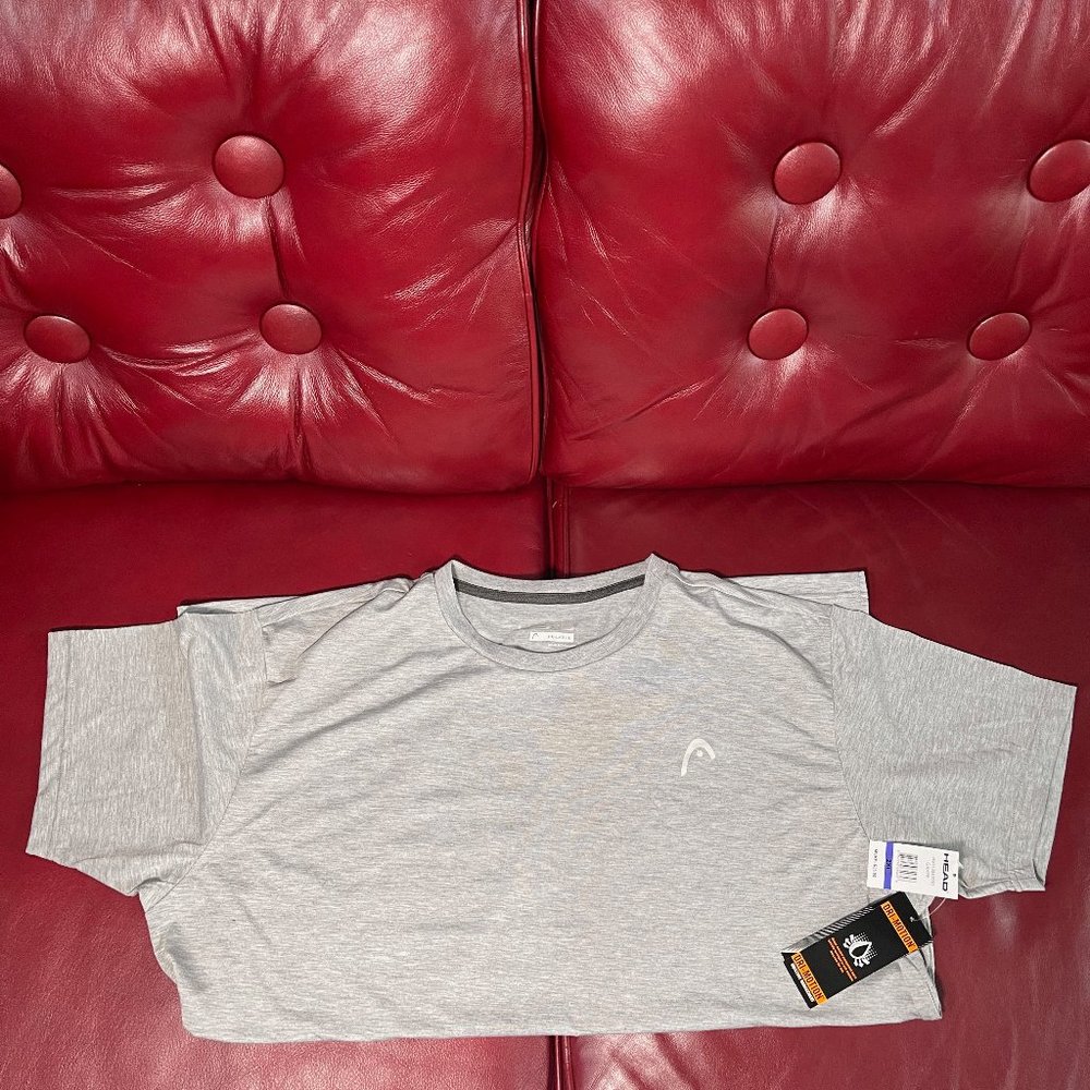 Head Sports T-shirt Silver XXL